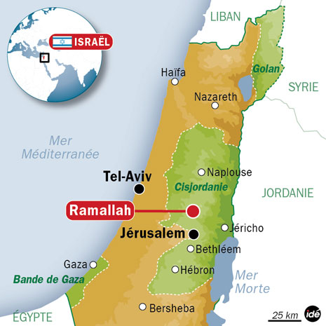 ramallah carte - Image