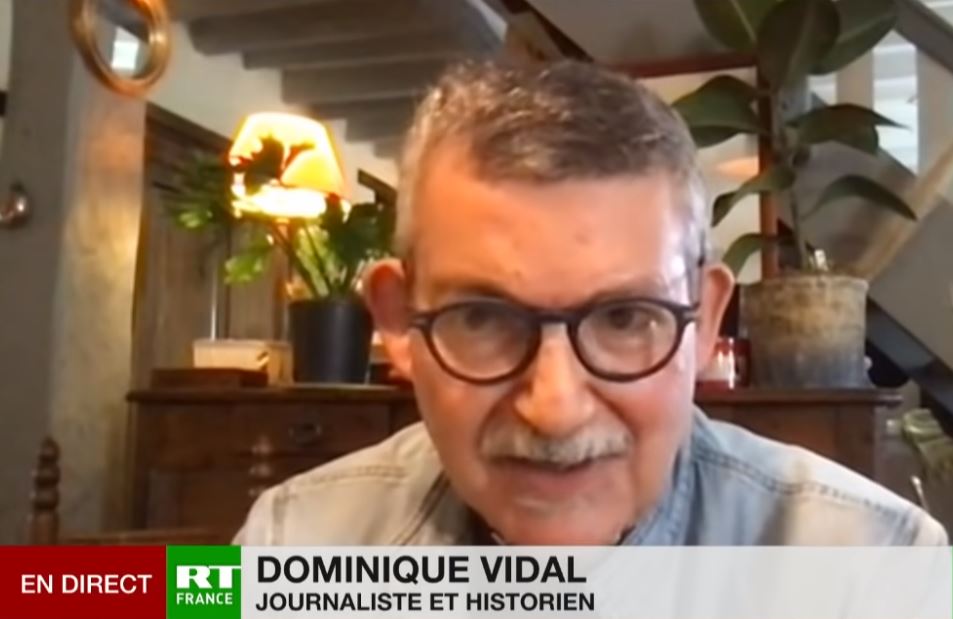 Conflit israélo-palestinien : l'interview pas très sioniste de Dominique Vidal sur RT France