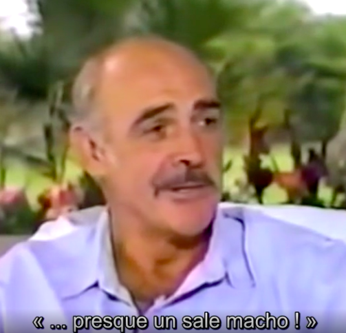 1987 : Sean Connery maîtrise en douceur une journaliste anti-macho