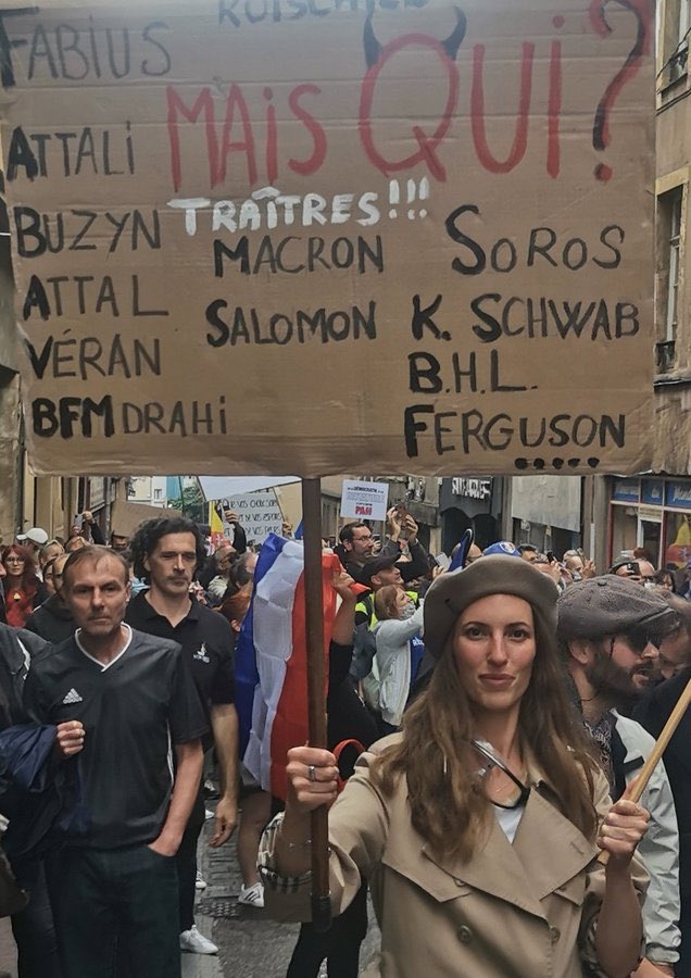 Metz : une pancarte «Qui ?!» rend hystérique le réseau israélien de France !