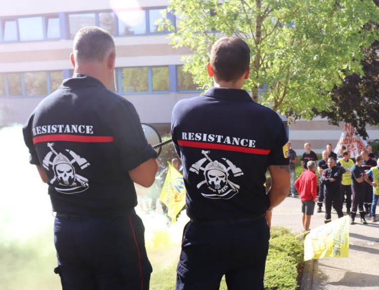 Grève des pompiers : « Nous ne sommes pas en accord avec l’obligation vaccinale »