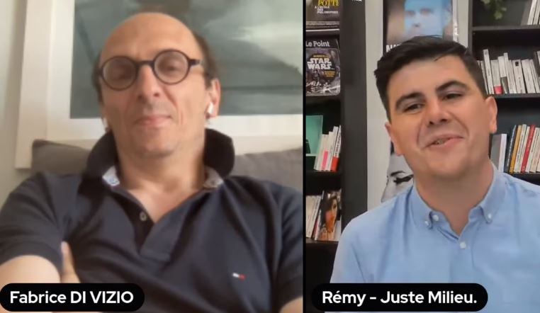 Rémy de Juste Milieu reçoit Fabrice Di Vizio