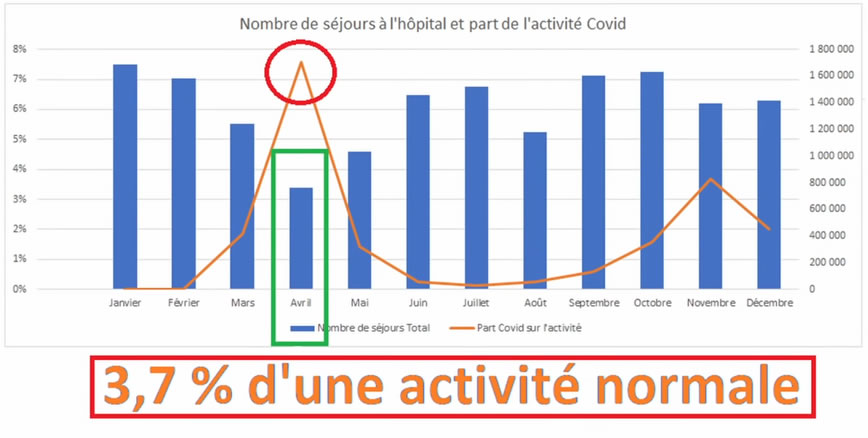 Covid-19 : les vrais chiffres de l’occupation hospitalière en 2020