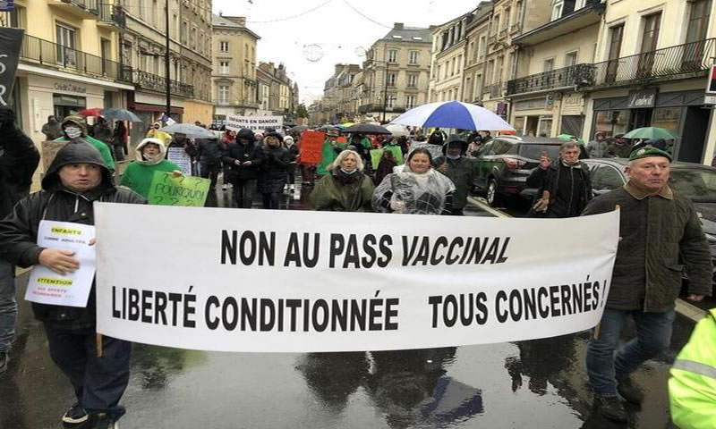 Retour sur la manifestation anti-pass vaccinal du 8 janvier 2022
