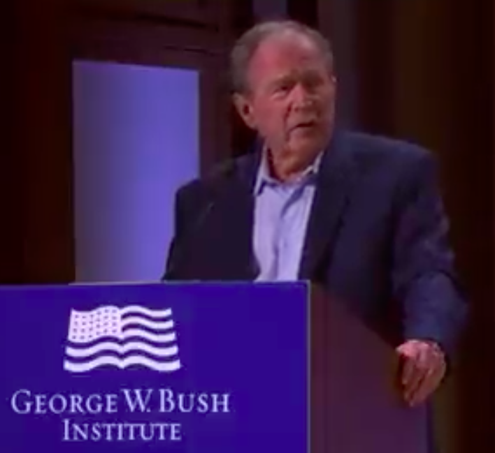 Lapsus de George W. Bush : une invasion «totalement injustifiée de l’Irak… je veux dire de l’Ukraine»