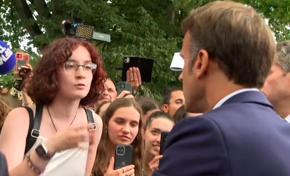 Elle interpelle Macron, les gendarmes débarquent dans son lycée