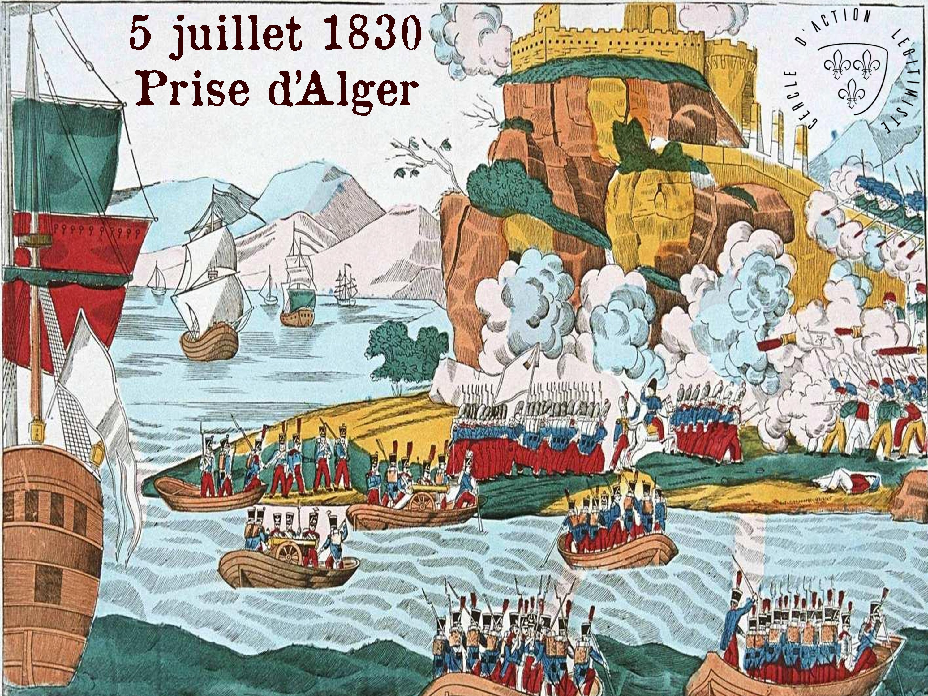 5 juillet 1830 : prise d’Alger 5 juillet 1962 : indépendance de l’Algérie