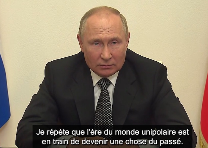 Vladimir Poutine : «Le modèle mondialiste est voué à l’échec»