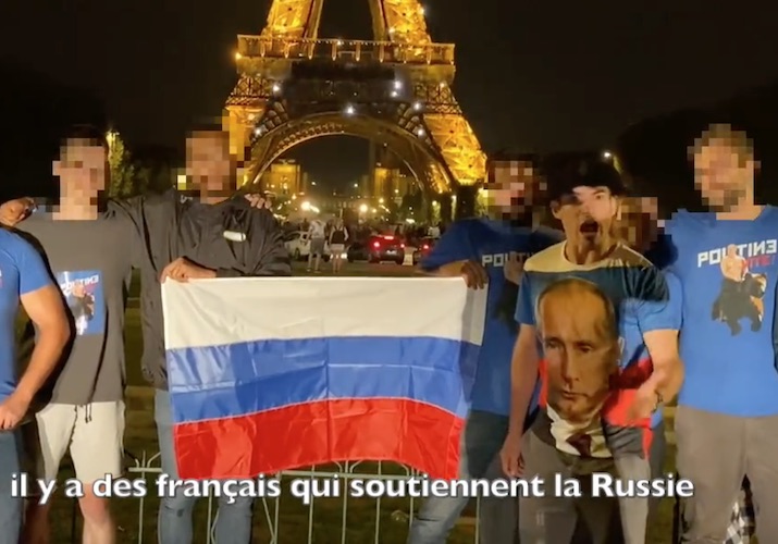 De jeunes Français soutiennent la Russie de Poutine