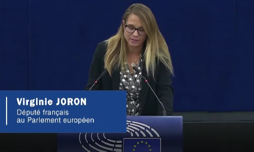 Le député européen Virginie Joron toujours au combat