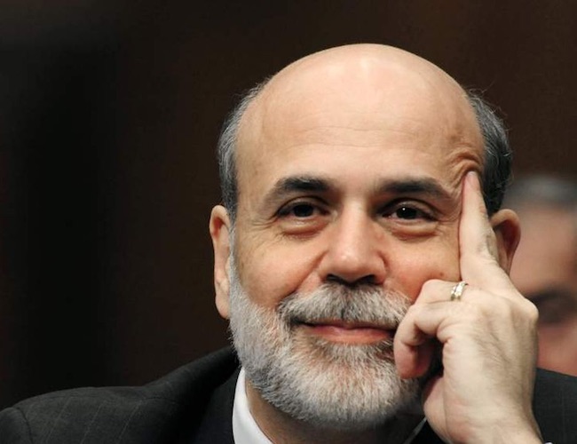 Victoire de la planche à billets : l'ex-président de la Fed Ben Bernanke prix Nobel d'économie Victoire de la planche à billets : l’ex-président de la Fed Ben Bernanke prix Nobel d’économie