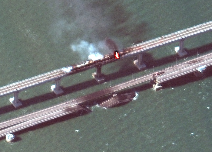 Huit suspects arrêtés après l’attentat contre le pont de Crimée