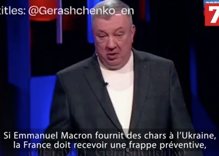 «La France ne devrait pas exister» : l’Hexagone menacé de «guerre préventive» à la télévision russe