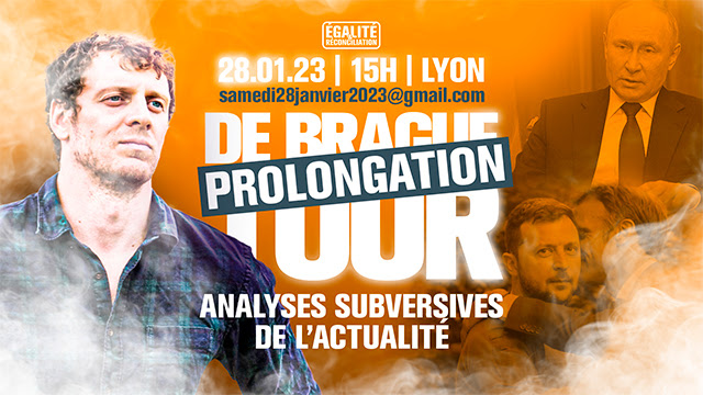 Analyses subversives de l'actualité (Prolongations !) – Conférence de Pierre  de Brague à Lyon - Égalité et Réconciliation