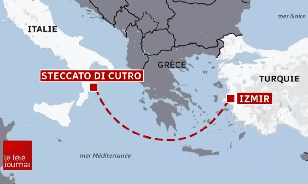 Mort de 60 migrants après un naufrage près des côtes italiennes