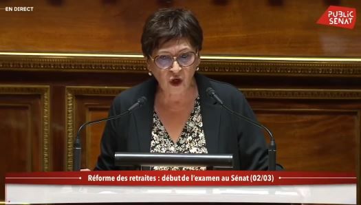Pour la sénatrice communiste Éliane Assassi, Macron viole la Constitution Pour la sénatrice communiste Éliane Assassi, Macron viole la Constitution