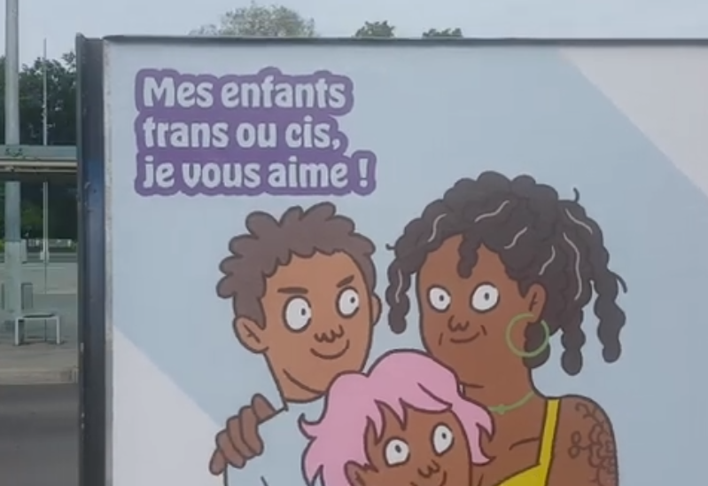 Les affiches de la propagande LGBT à Genève