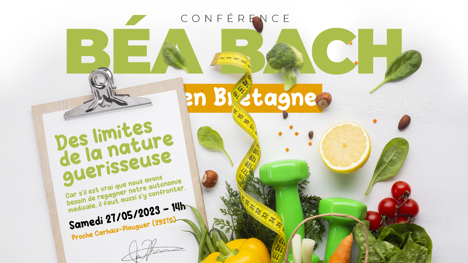 Des limites de la nature guérisseuse – Conférence de Béa Bach à Carhaix-Plouguer