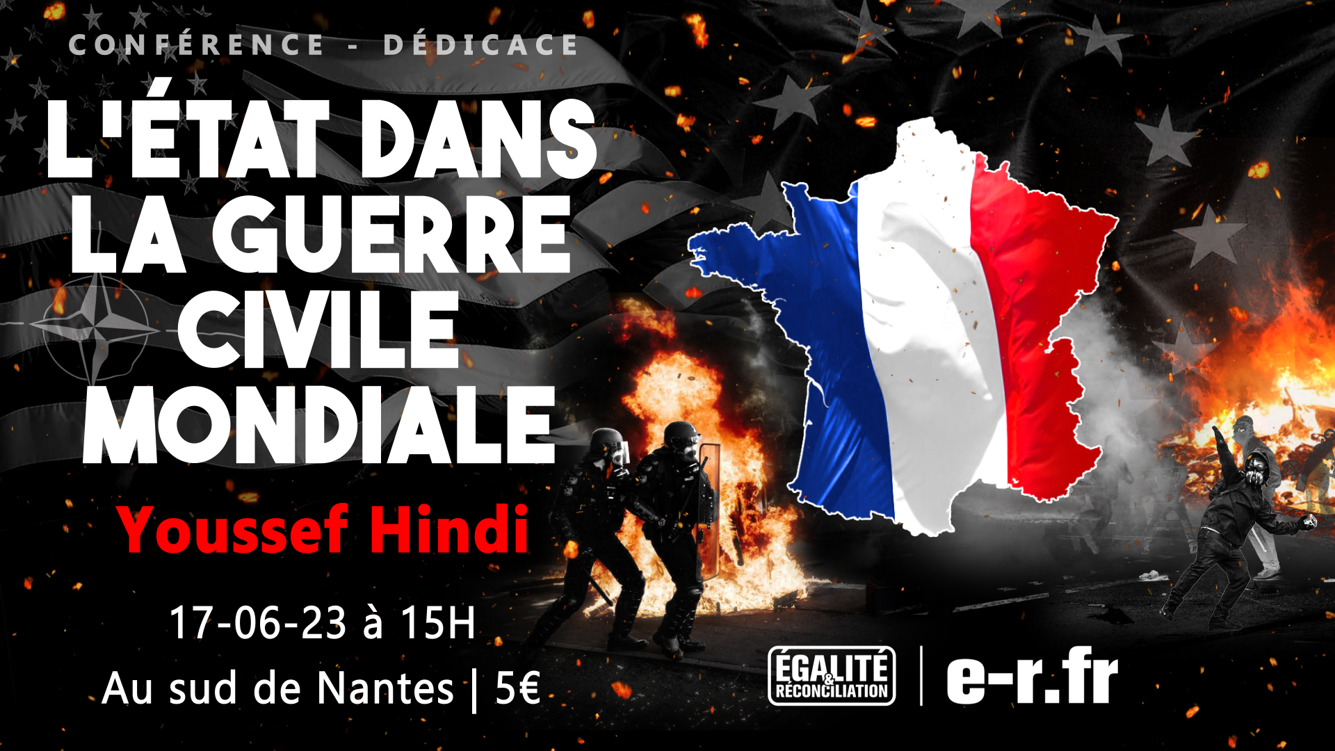 L’État dans la guerre civile mondiale – Conférence de Youssef Hindi au sud de Nantes