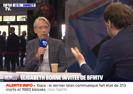 Bornstein, poussée par BFM TV, accuse Mélenchon d’antisionisme