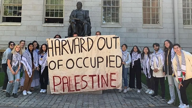 35 associations estudiantines de l’université de Harvard signent une déclaration pour la Palestine