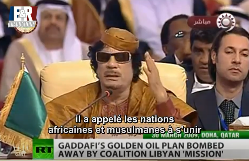 20 octobre 2011 : le dinar-or et l’élimination de Kadhafi