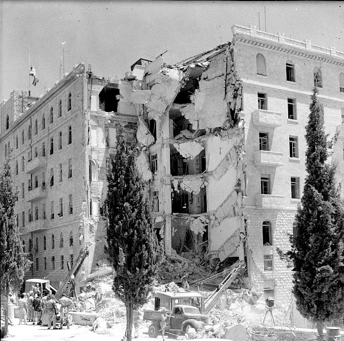 Pour mémoire : 22 juillet 1946, les terroristes juifs font exploser l’hôtel King David