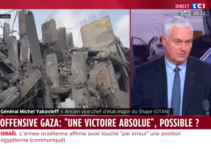 Yakovleff sceptique sur les chances de Netanyahou d'»éradiquer le Hamas»