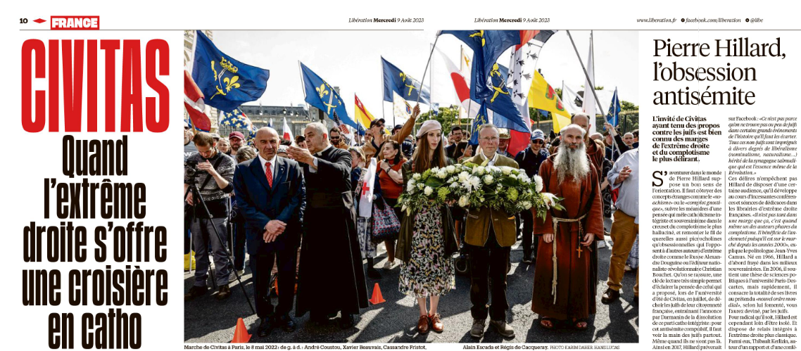 Le droit de réponse de Pierre Hillard au journal Libération Le droit de réponse de Pierre Hillard au journal Libération