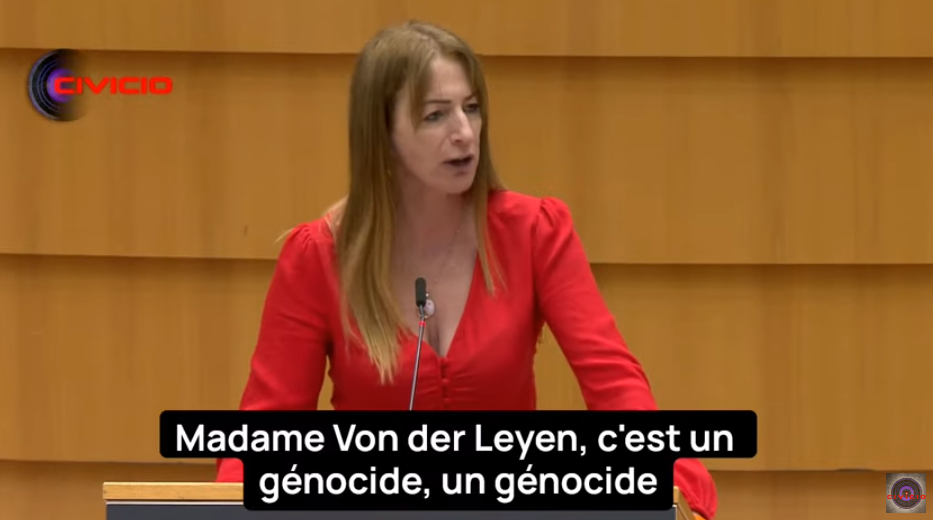 «Ce n’est pas une spirale de violence madame von der Leyen, c’est un génocide !»