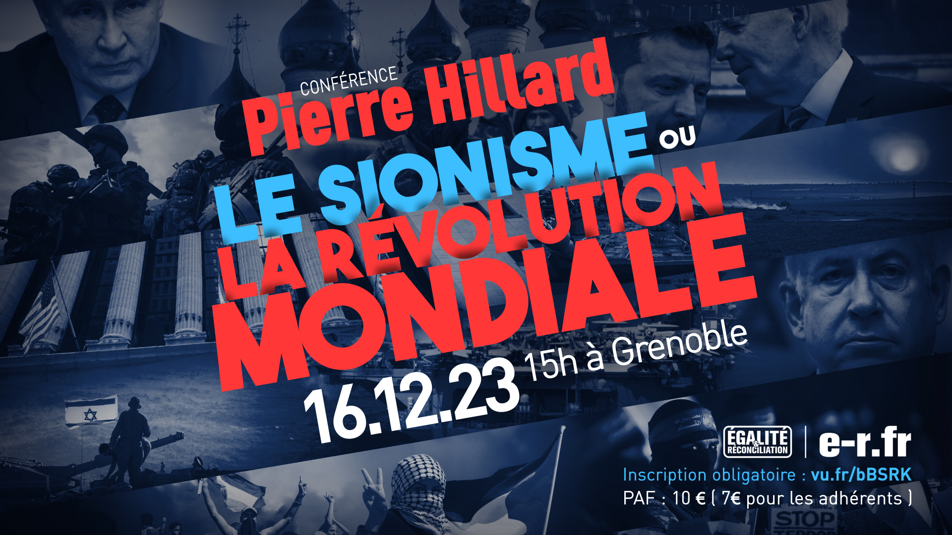 Le sionisme ou la révolution mondiale – Conférence de Pierre Hillard à Grenoble