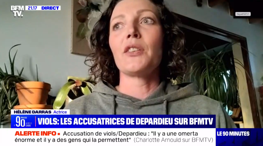 Hélène Darras dépose plainte contre Depardieu pour agression sexuelle