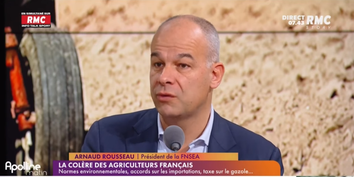 Arnaud Rousseau, le faux paysan à la tête de la FNSEA