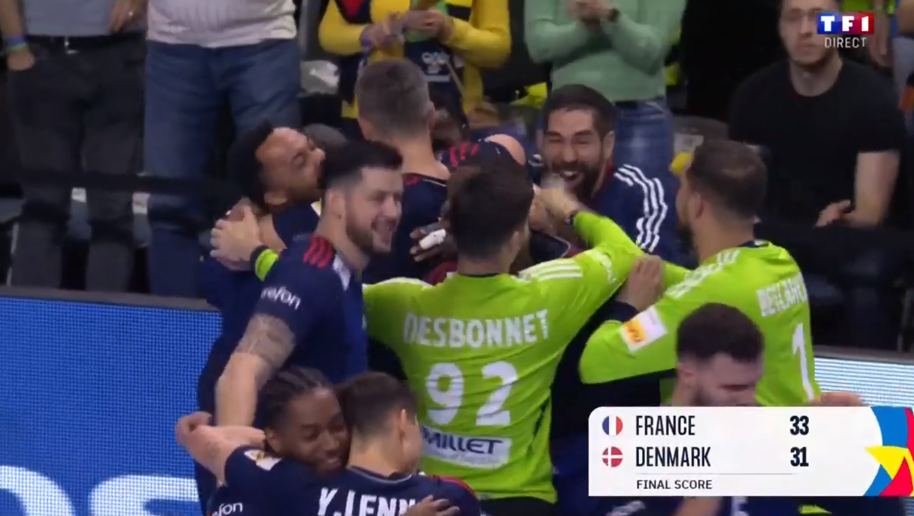 Les Français champions d’Europe de handball