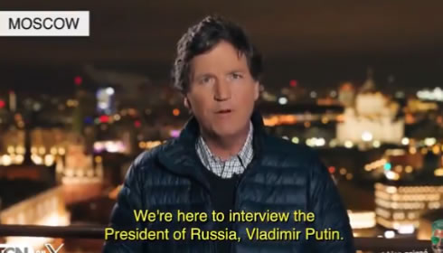 Tucker Carlson : entretien exclusif avec Vladimir Poutine