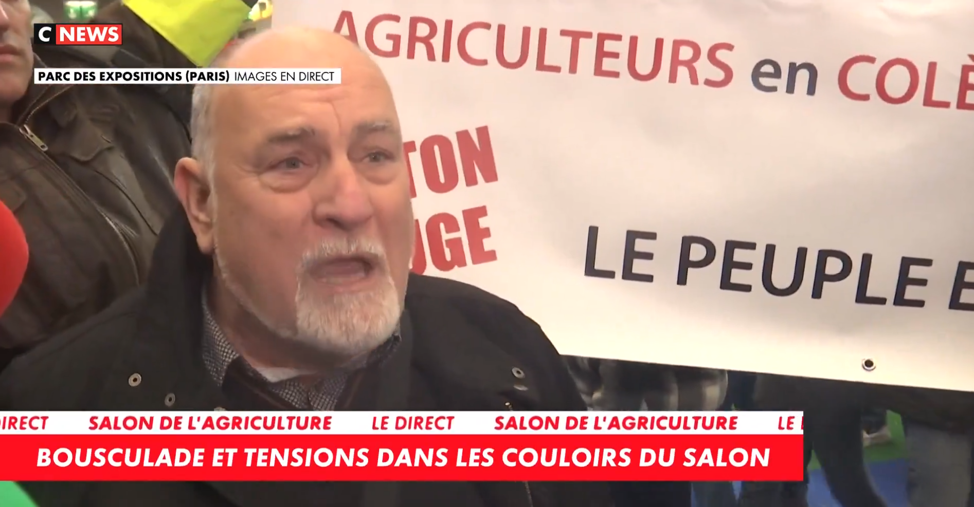 Un paysan à Macron : «Vous financez des guerres, on n’en veut pas des guerres !»