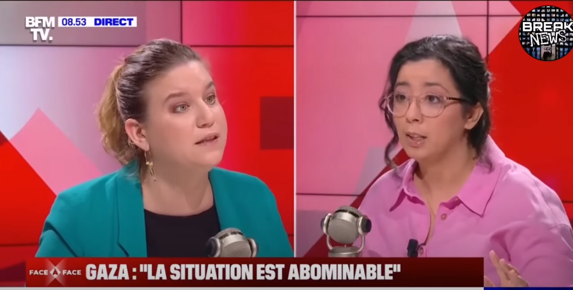 Une journaliste de BFM TV pro-Israël se fait sécher par Mathilde Panot