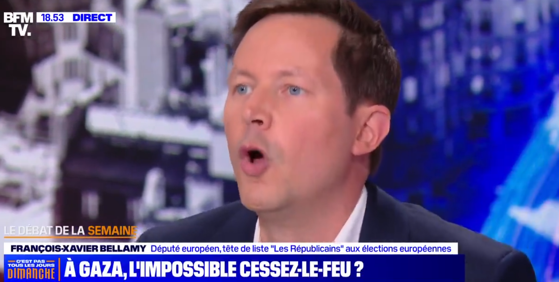 Le LR François-Xavier Bellamy bientôt au Likoud à côté du RN Sébastien Chenu ? Le LR François-Xavier Bellamy bientôt au Likoud à côté du RN Sébastien Chenu ?