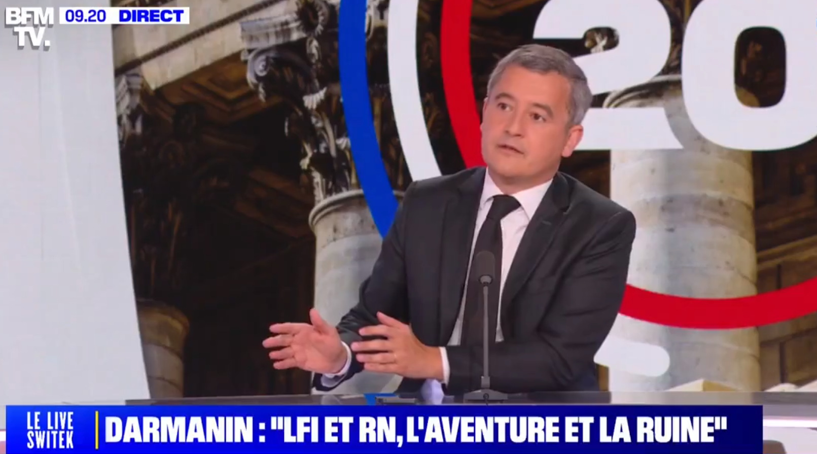 Darmanin puis Bardella proposent de dissoudre le GUD Darmanin puis Bardella proposent de dissoudre le GUD