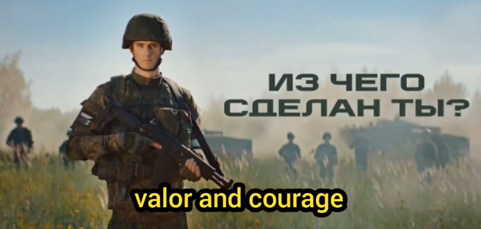Campagne de recrutement en Russie : le clip pas très woke Campagne de recrutement en Russie : le clip pas très woke