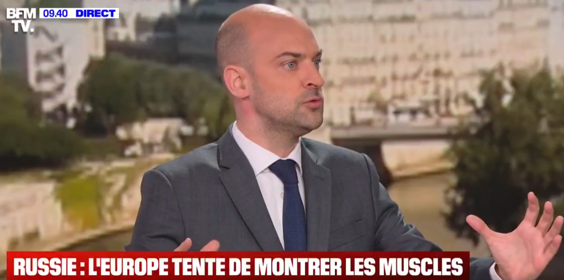 Barrot en mode Le Maire : il préconise des « sanctions dévastatrices » contre la Russie