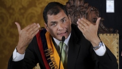 Le président Rafael Correa (archives) Le président Rafael Correa (archives)