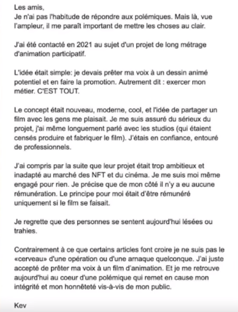 Arnaque du film Plush de ses potes Kev Adams et Fabien Tref : Cyril Hanouna en sueur Arnaque du film Plush de ses potes Kev Adams et Fabien Tref : Cyril Hanouna en sueur