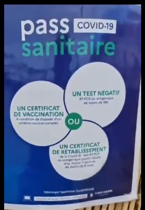 Affiche sur le pass sanitaire datant de janvier 2020 : le gouvernement plaide la "faute de frappe" -566-a4bc1