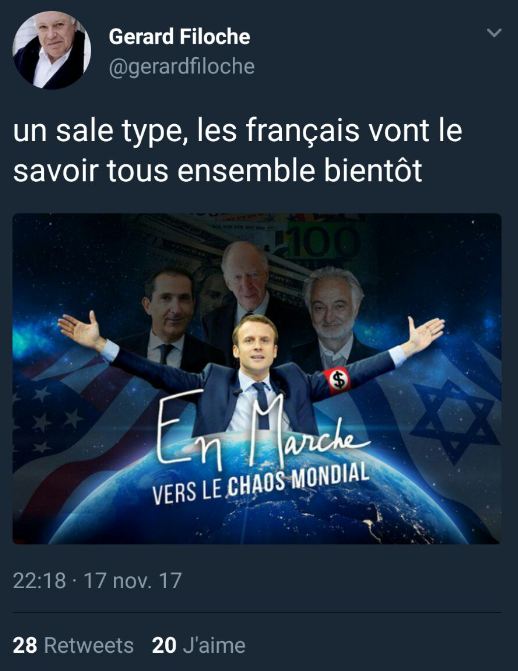 Panique Sur Twitter Gerard Filoche Relaye Le Photomontage Publie Sur E R Egalite Et Reconciliation