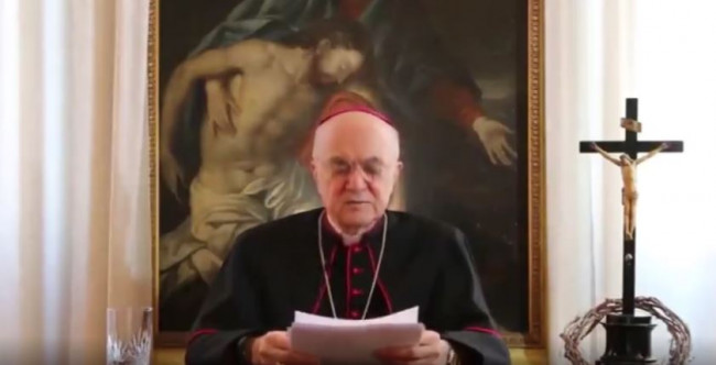 Mgr Carlo Vigano dénonce les manipulateurs du Great Reset « vendus à Satan »