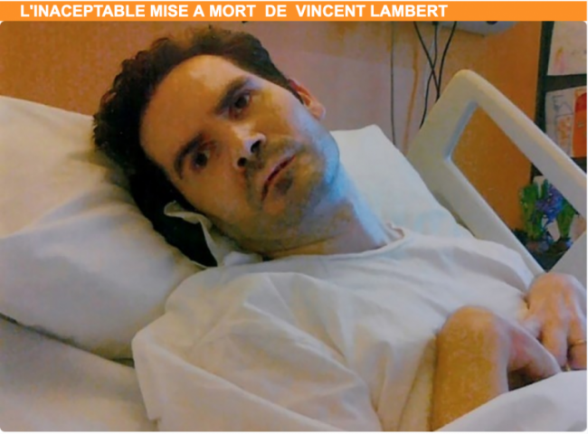 En 2008, Vincent Lambert est victime d'un accident de voiture à la suite duquel il entre en état végétatif, mais depuis, il respire seul, déglutit, s'endort le soir et se réveille le matin.