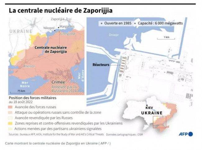 Poutine accepte une inspection de l’AIEA à la centrale de Zaporijjia
