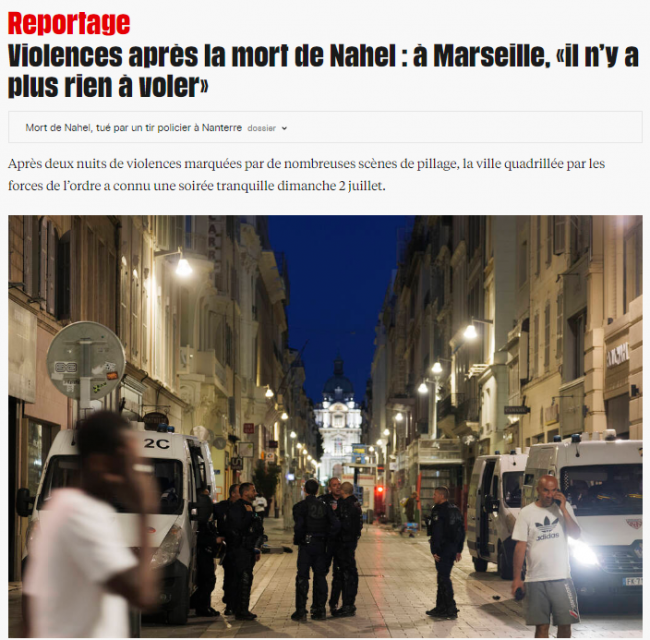 Marseille ou le chaos français